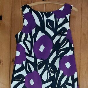 AB Studio Purple Flower Dress